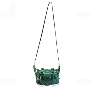 Rebecca Minkoff leather emerald green crossbody bag